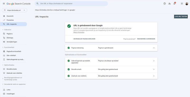 google-search-console-voorbeeld