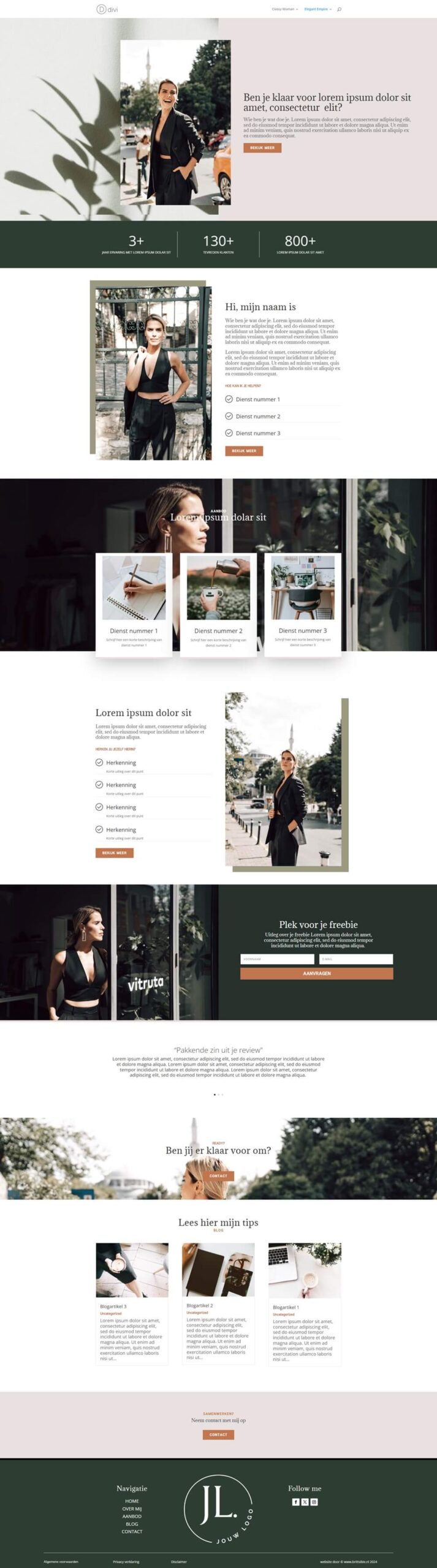 Template divi elegant empire