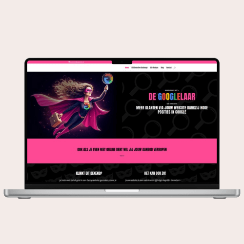 website op maat portfolio googlelaar